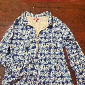 Lily Pulitzer Elephant Print Pullover